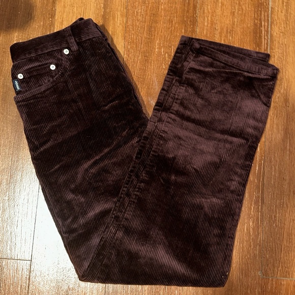 Ralph Lauren Denim - Ralph Lauren Rich Burgundy Corduroy Trousers